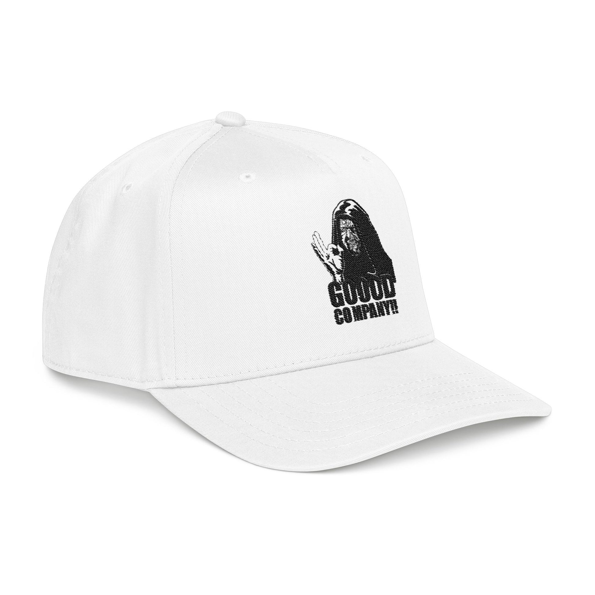 Baseball Cap — 'Good Company' Vintage Praying Figure Embroidered Dad Hat