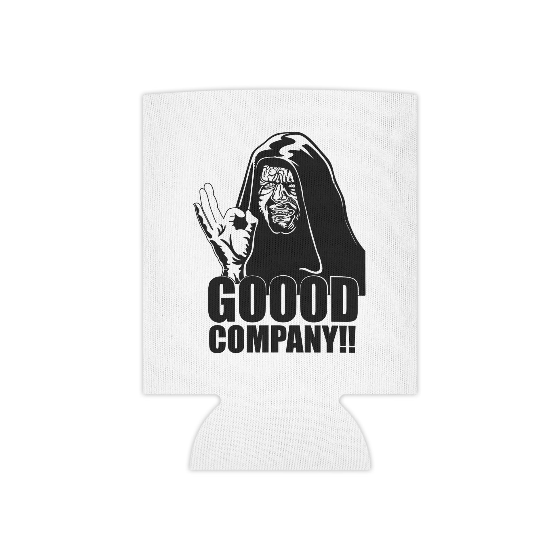 Can Cooler — Good Company Black & White Logo Koozie