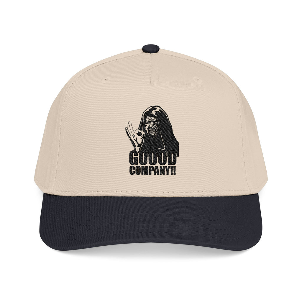 Baseball Cap — 'Good Company' Vintage Praying Figure Embroidered Dad Hat