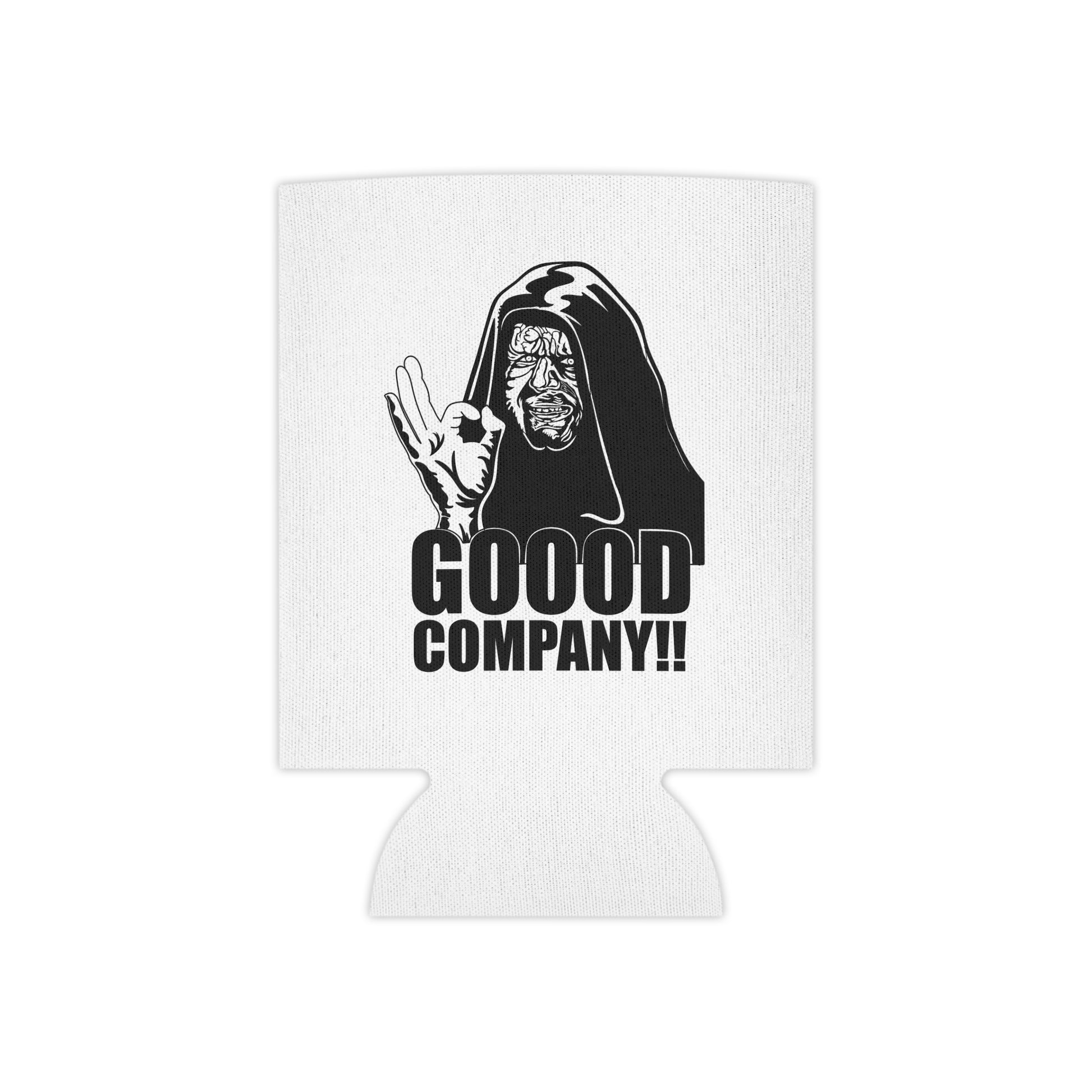Can Cooler — Good Company Black & White Logo Koozie