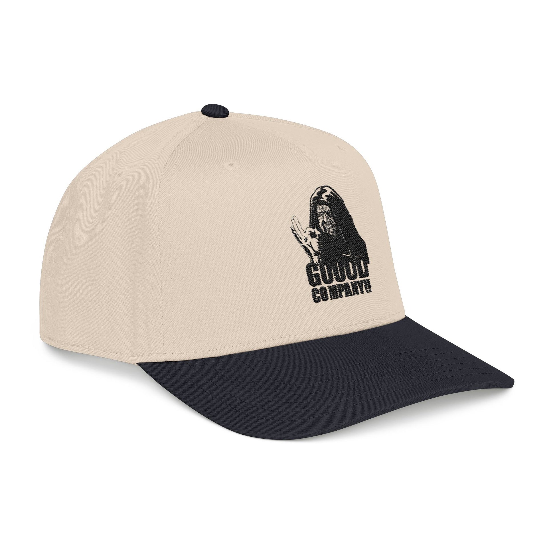 Baseball Cap — 'Good Company' Vintage Praying Figure Embroidered Dad Hat